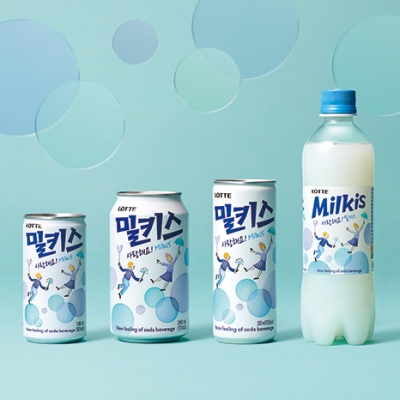 밀키스 패키지 디자인 리뉴얼