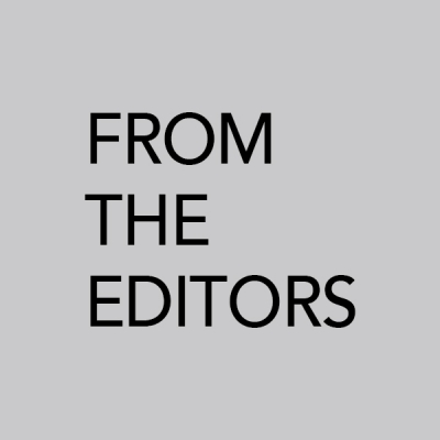 From the Editors
